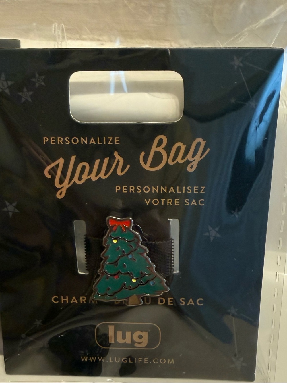 Lug Christmas Tree Bag Charm